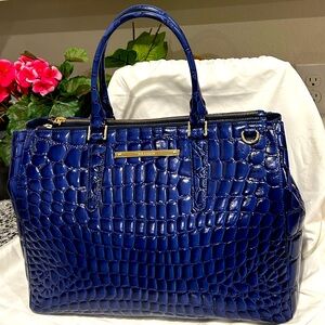 Brahmin Ink Lisbon Lincoln Satchel
